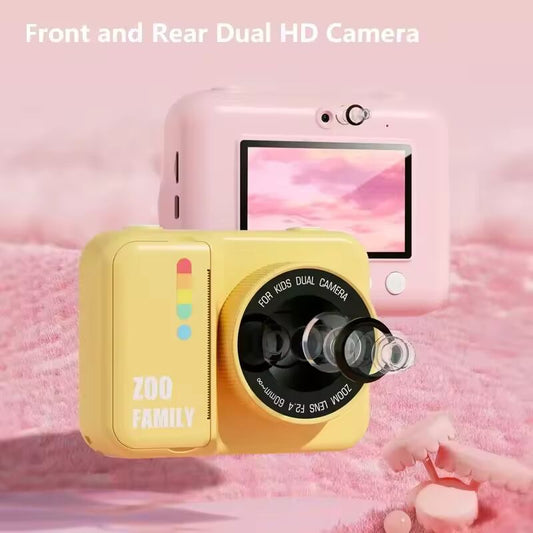P2 Children's Printing Camera Wifi 3-inch Screen 1080P Video Digital Camera Children's Girl Boy Birthday Christmas Toy Gift